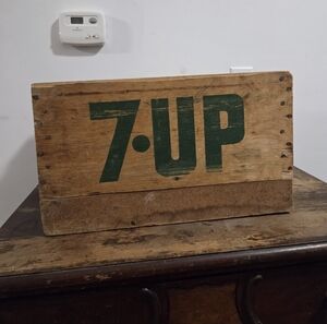 Vintage 7Up Wood Crate